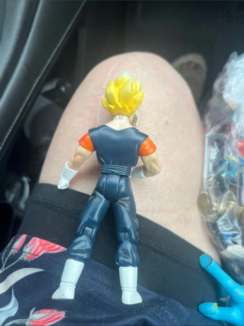 Jakks Pacific Dragon Ball Z Super Saiyan Vegito action figure.